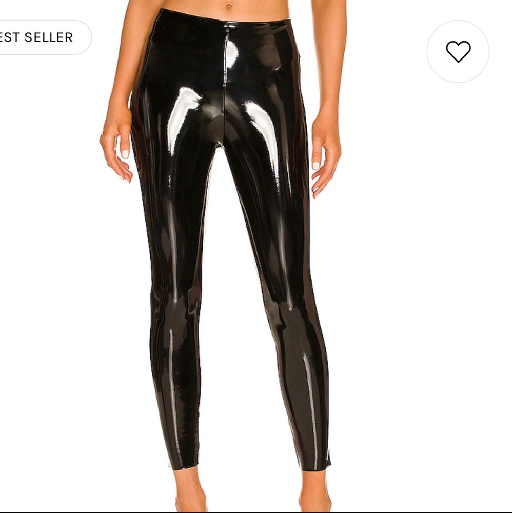 Commando black faux leather leggings